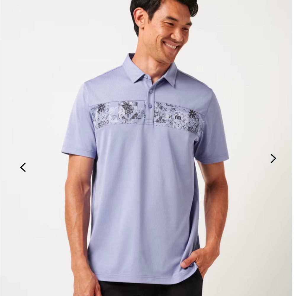 Travis Mathew Good Good Chest Stripe Polo